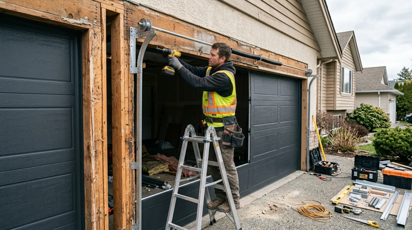 Garage door installation in Oklahoma City, OK